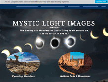 Tablet Screenshot of mysticlightimages.com